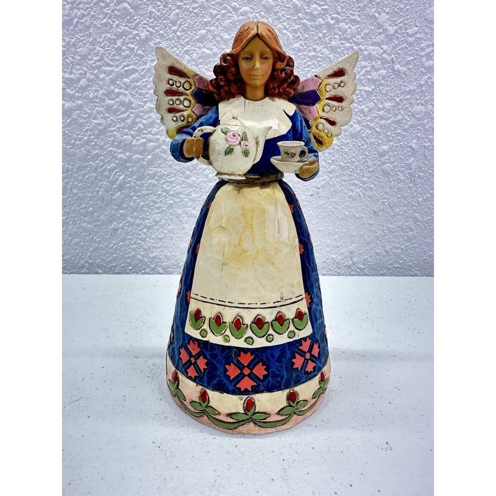 Jim Shore Heartwood Creek "Angel of Hospitality" Angel F108919 Figurine 2002